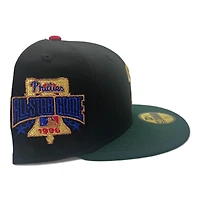 Philadelphia Phillies Black and Green 1996 ASG Patch Gray UV New Era 59FIFTY Fitted Hat