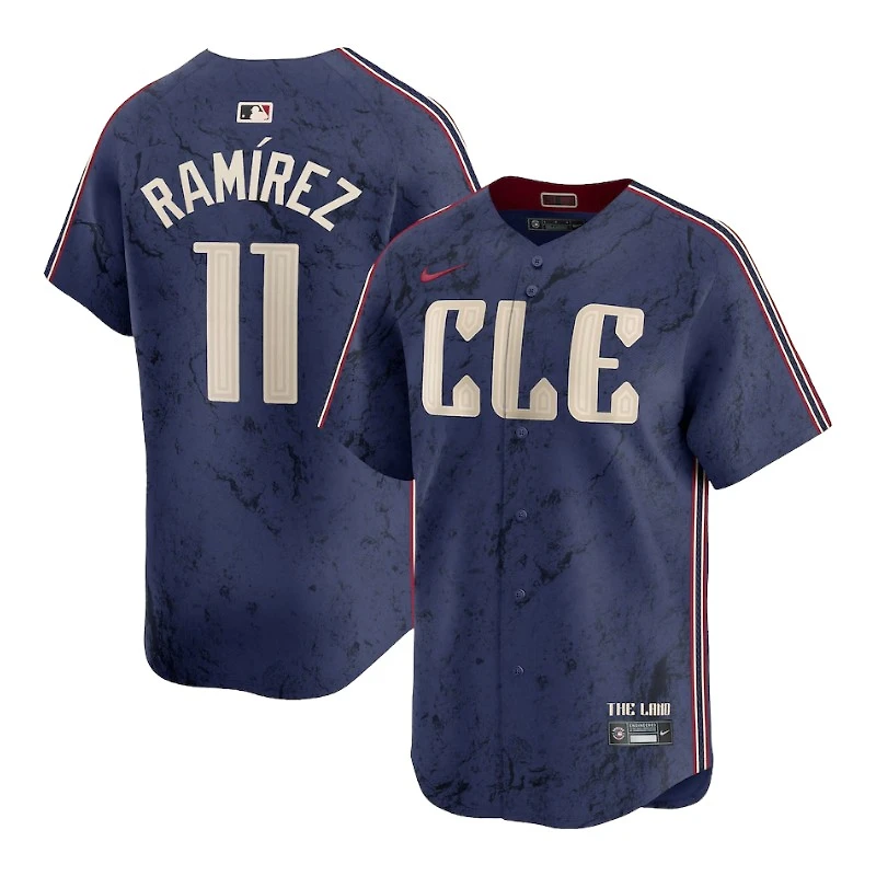 Cleveland Guardians Jose Ramirez Navy 2024 City Connect Nike Limited Player Jersey