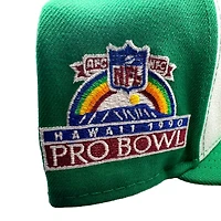 Philadelphia Eagles Kelly Green and White 1990 Hawaii Pro Bowl Patch Gray UV New Era 59FIFTY Fitted Hat