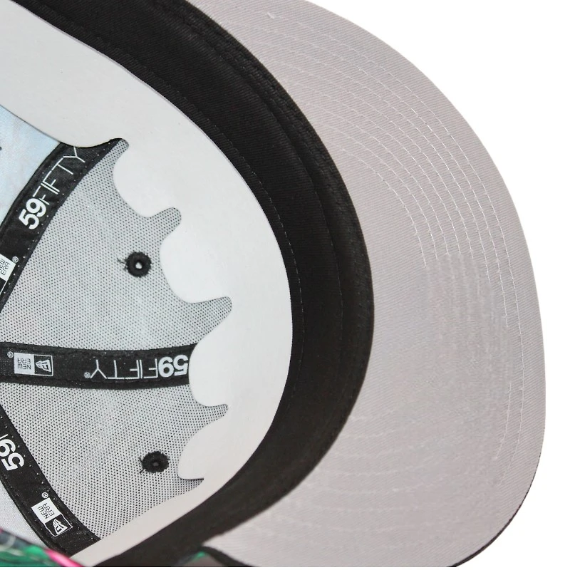 New York Yankees Dark Floral and Black "FHN DPM FittedHat Pack" Subway Series Patch Gray UV Era 59Fifty Fitted Hat