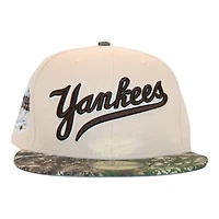 New York Yankees Mango Mocha and RealTree "FHM DPM FittedHat Pack" 1999 World Series Patch Gray UV Era 59Fifty Fitted Hat