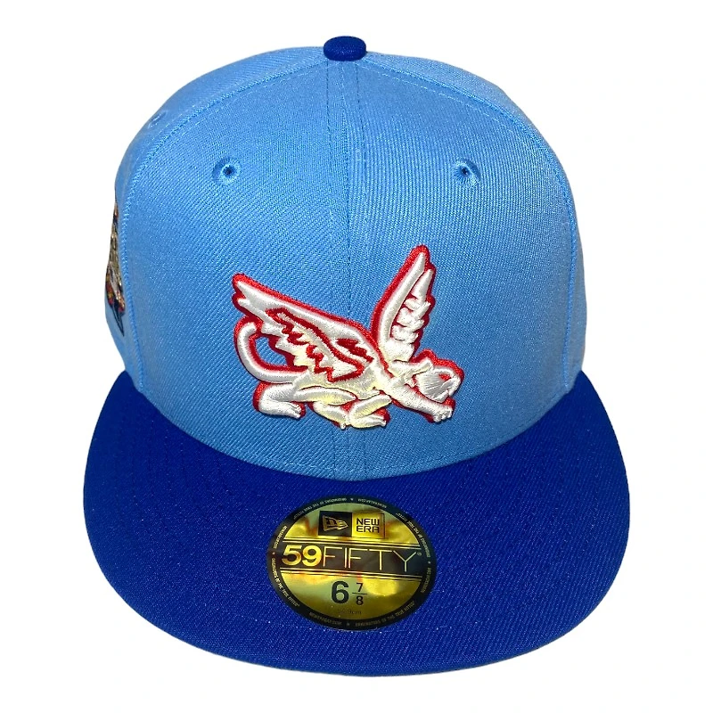 Texas Rangers Powder Blue Two Tone 2024 All Star Game Patch Green UV New Era 59FIFTY Fitted Hat