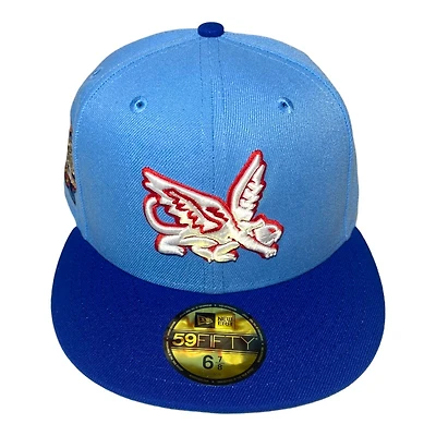 Texas Rangers Powder Blue Two Tone 2024 All Star Game Patch Green UV New Era 59FIFTY Fitted Hat