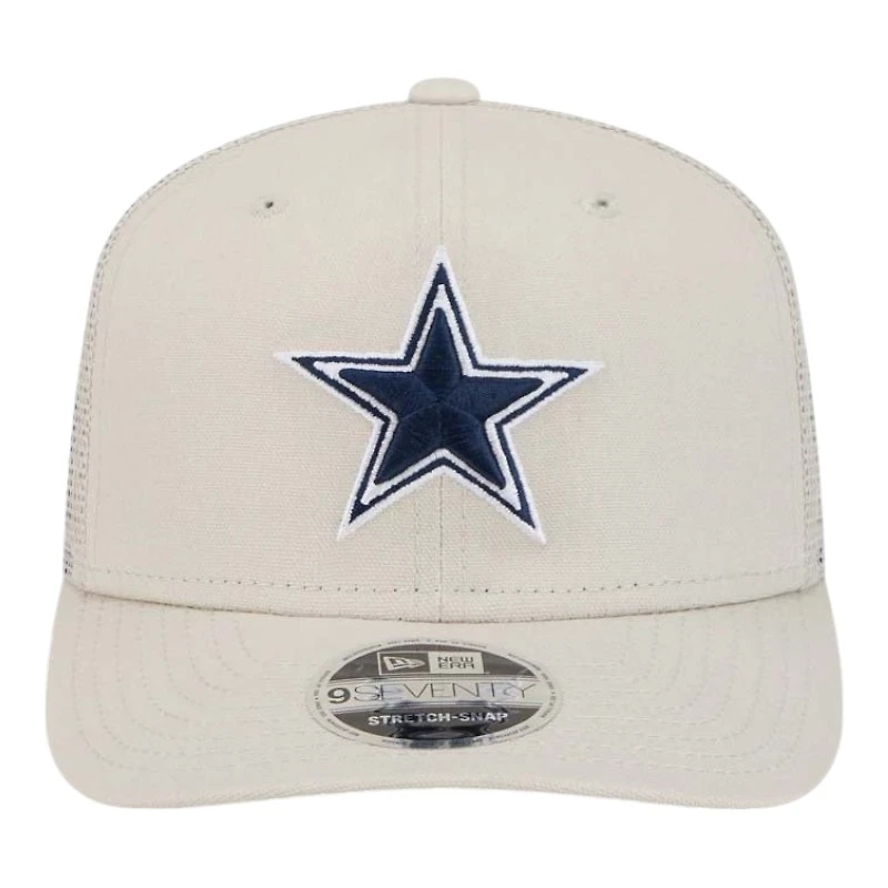 Dallas Cowboys Cream New Era 9SEVENTY Stretch Snapback Hat