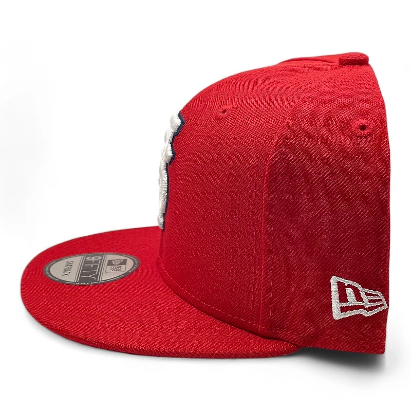 St. Louis Cardinals Red Upside Down Logo New Era 9FIFTY Snapback Hat