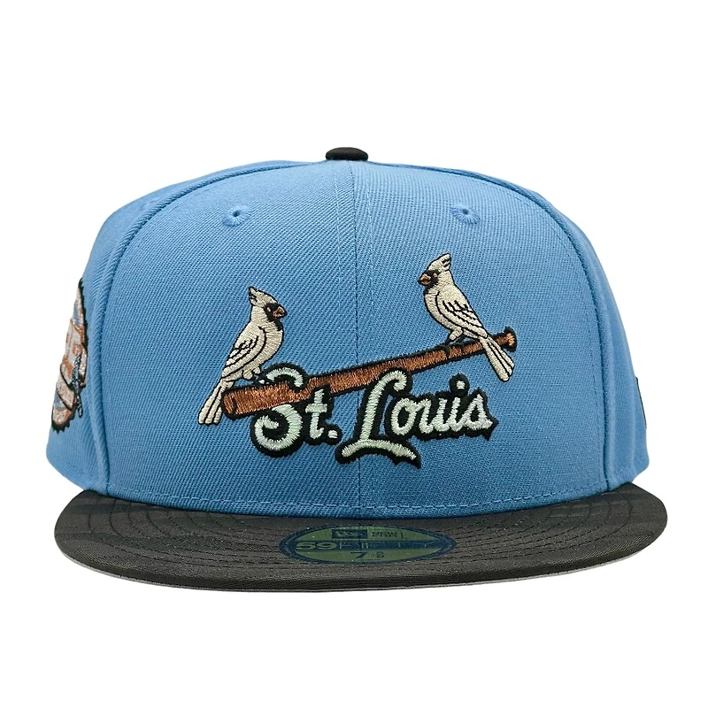 St. Louis Cardinals Light Blue and Black Camo 125th Anni Patch Gray UV New Era 59FIFTY Fitted Hat