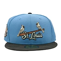 St. Louis Cardinals Light Blue and Black Camo 125th Anni Patch Gray UV New Era 59FIFTY Fitted Hat