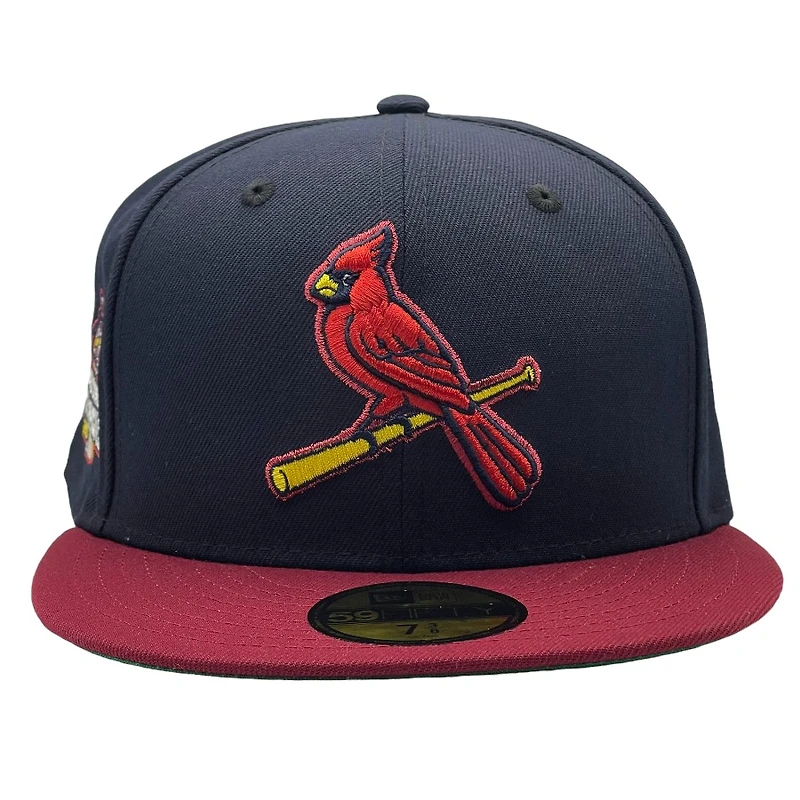 St. Louis Cardinals Navy and Red 2006 WS Champs Patch New Era 59FIFTY Fitted Hat