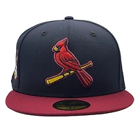 St. Louis Cardinals Navy and Red 2006 WS Champs Patch New Era 59FIFTY Fitted Hat