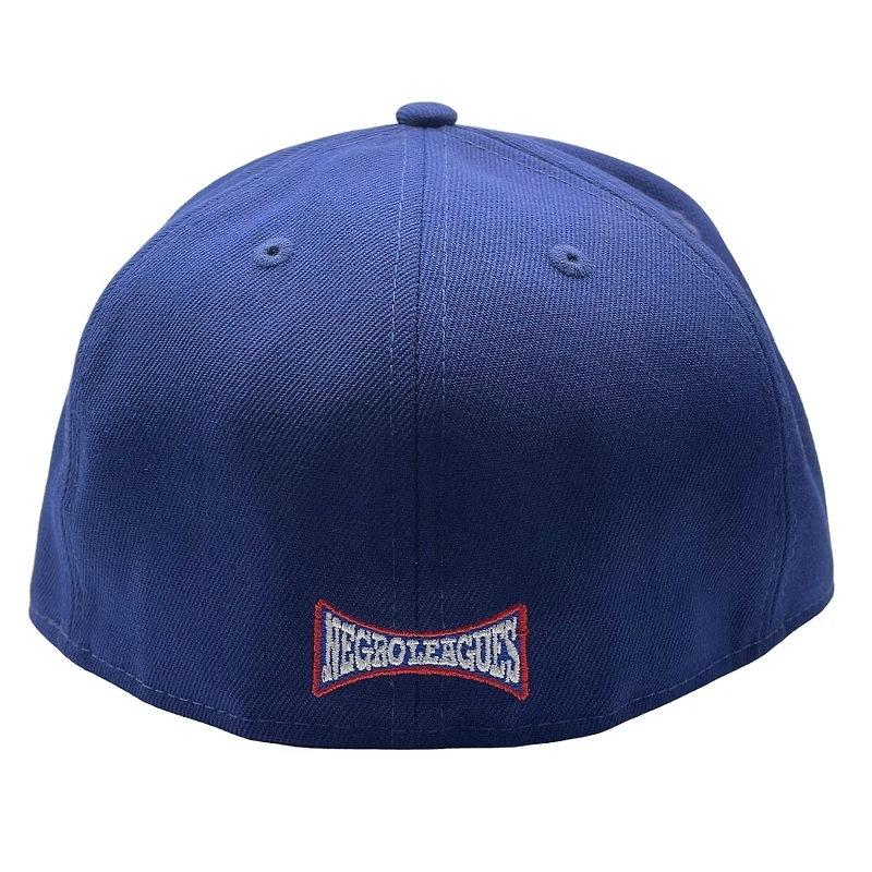 St. Louis Cardinals Royal Blue STL Logo Negro League Batterman Green UV New Era 59FIFTY Fitted Hat