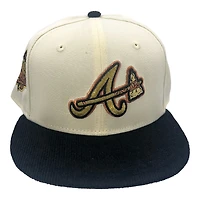 Atlanta Braves Chrome and Black Cord Bill 1999 ASG Patch Green UV New Era 59FIFTY Fitted Hat