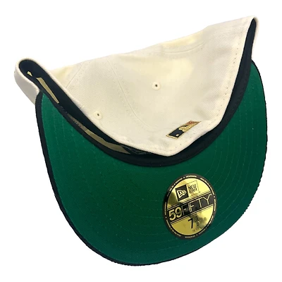 Atlanta Braves Chrome and Black Cord Bill 1999 ASG Patch Green UV New Era 59FIFTY Fitted Hat