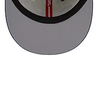 Philadelphia Phillies Chrome White and Royal Original Big League Chew Gray UV New Era 59FIFTY Fitted Hat