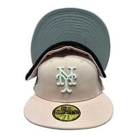 New York Mets Pink 1969 World Series Patch Gray UV Era 59FIFTY Fitted Hat