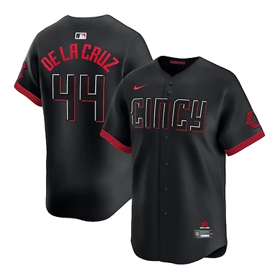 Cincinnati Reds Elly De La Cruz Black City Connect Nike Limited Player Jersey
