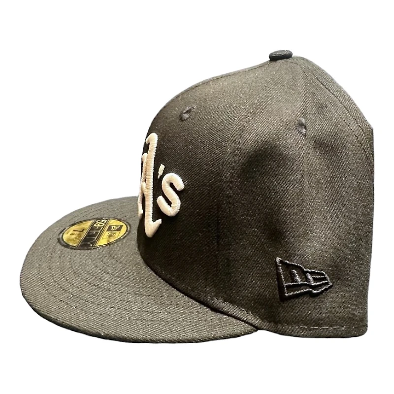 Oakland Athletics x San Francisco Giants Black Battle of the Bay Patch Gray UV New Era 59FIFTY Fitted Hat