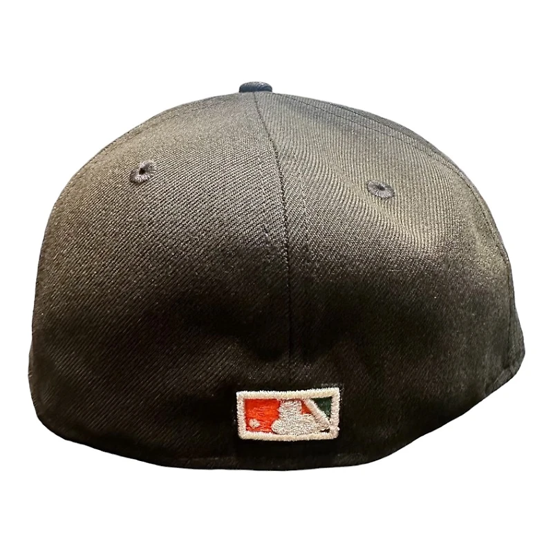 Oakland Athletics x San Francisco Giants Black Battle of the Bay Patch Gray UV New Era 59FIFTY Fitted Hat