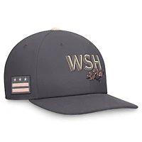 Washington Nationals Graphite Nike Pro City Connect Snapback Hat