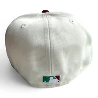 Chicago White Sox Chrome and Maroon "Taylor St" 2005 WS Patch Green UV New Era 59FIFTY Fitted Hat