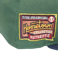 Asheville Tourists Olive Green and Navy "DPM Stock Pack" Hometown Collection Patch Gray UV New Era 59Fifty Fitted Hat