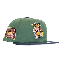 Asheville Tourists Olive Green and Navy "DPM Stock Pack" Hometown Collection Patch Gray UV New Era 59Fifty Fitted Hat