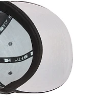 New Haven Ravens Grey and Black "DPM Stock Pack" Primary Logo Patch Gray UV Era 59Fifty Fitted Hat