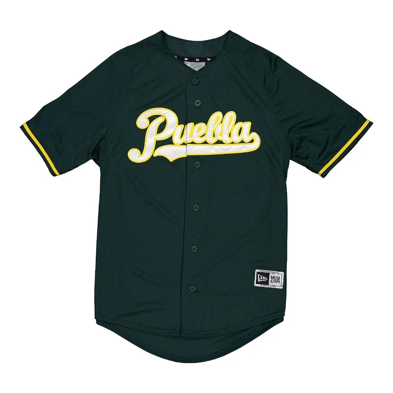 Pericos de Puebla Mexico Liga Mexicana Beisbol New Era Green Jersey