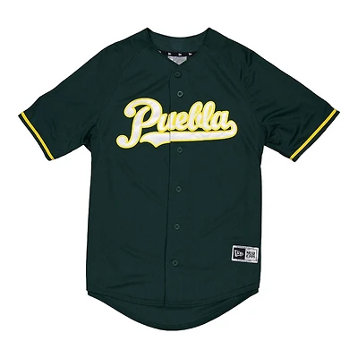 Pericos de Puebla Mexico Liga Mexicana Beisbol New Era Green Jersey