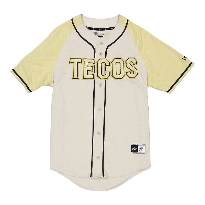 Tecolotes de los Dos Laredos Mexico Liga Mexicana Beisbol New Era Cream Jersey