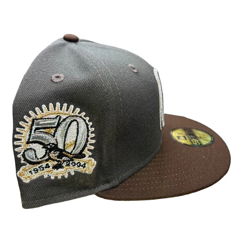 Baltimore Orioles Graphite and Brown Brother Pack 50th Anni Patch Green UV New Era 59FIFTY Fitted Hat