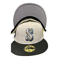 Seattle Mariners Chrome and Black Brother Pack 30th Anni Patch Gray UV New Era 59FIFTY Fitted Hat