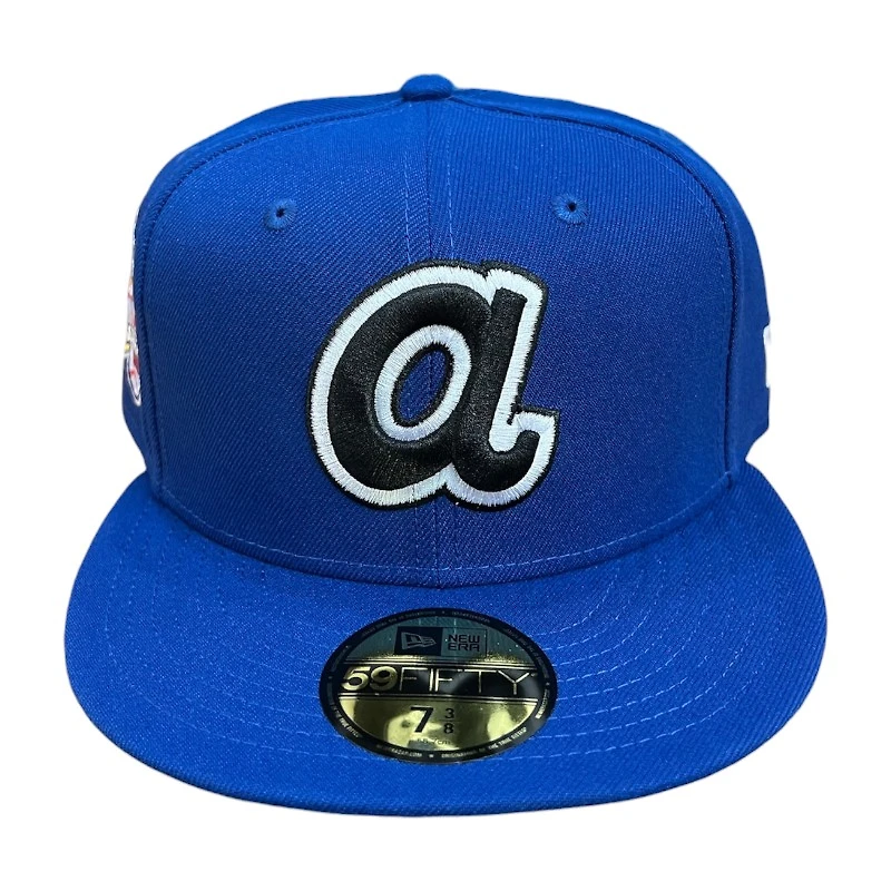 Atlanta Braves True Blue 30th Anni Patch UV 59FIFTY Fitted Hat
