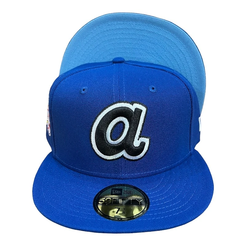 Atlanta Braves True Blue 30th Anni Patch UV 59FIFTY Fitted Hat