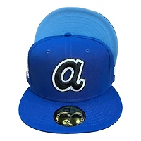 Atlanta Braves True Blue 30th Anni Patch UV 59FIFTY Fitted Hat