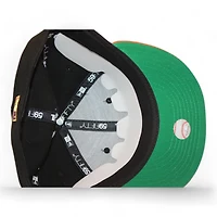 Philadelphia Phillies Black and Burnt Orange "The Kat With A Gat Pack" 1996 All Star Game Patch Green UV New Era 59Fifty Fitted Hat