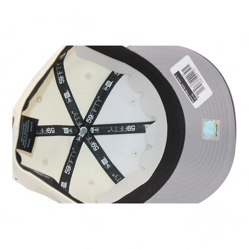 Buffalo Bisons Cream and Graphite "FHN Sky Bison" Nickel Patch Gray UV New Era 59Fifty Fitted Hat