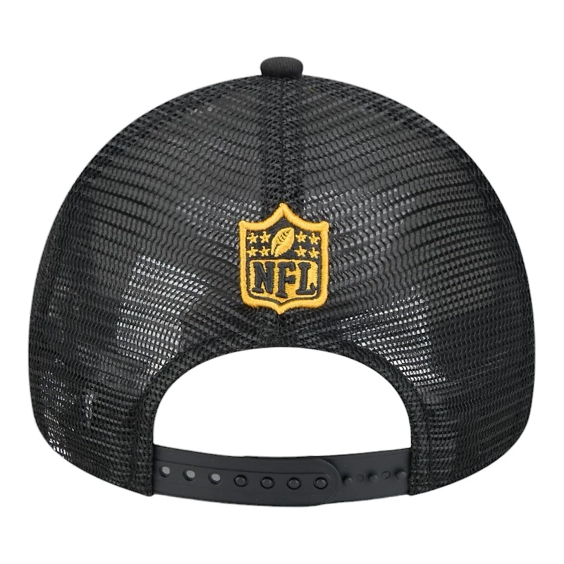 Pittsburgh Steelers 2024 Historic Throwback NFL Sideline New Era A-Frame 9FORTY Snapback Hat
