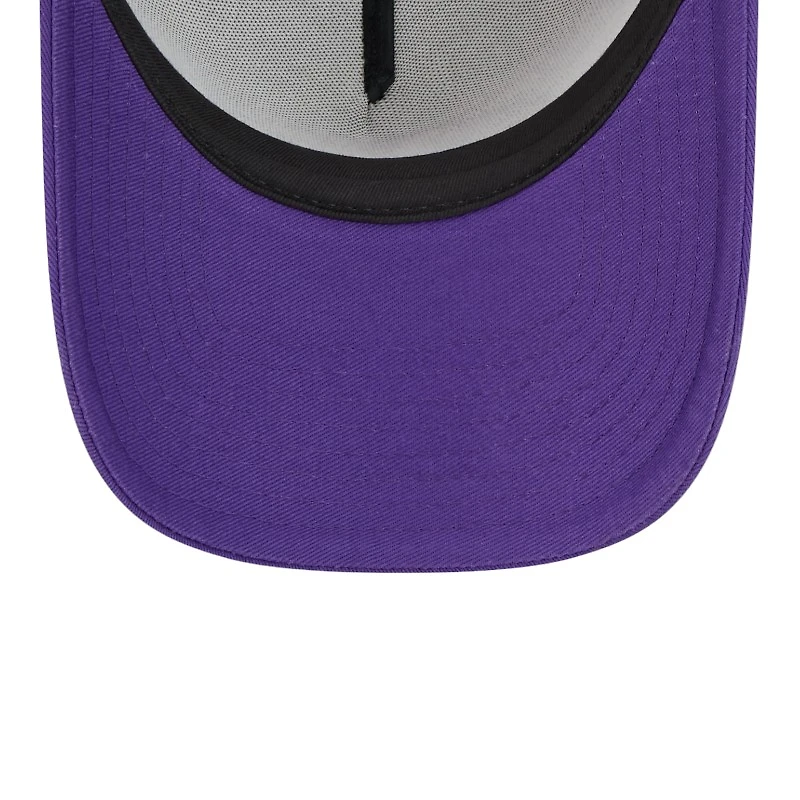 Minnesota Vikings 2024 Historic Throwback NFL Sideline New Era A-Frame 9FORTY Snapback Hat