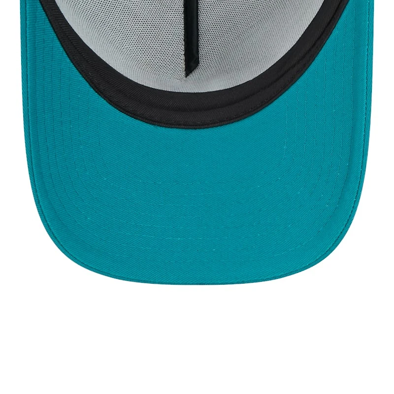 Miami Dolphins 2024 Historic Throwback NFL Sideline New Era A-Frame 9FORTY Snapback Hat