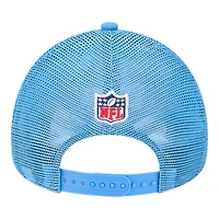 Houston Oilers 2024 Historic Throwback NFL Sideline New Era A-Frame 9FORTY Snapback Hat