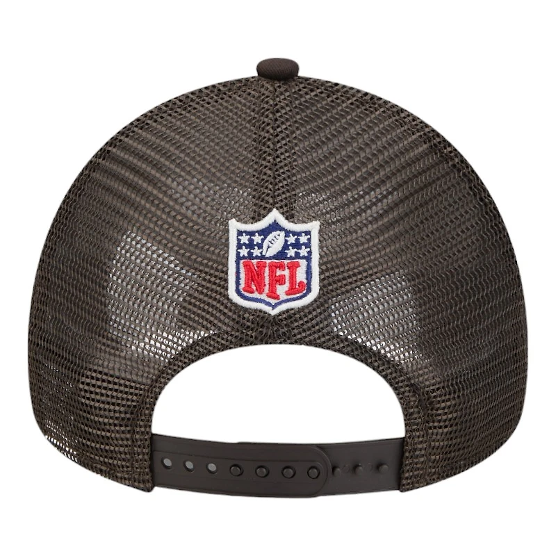 Cleveland Browns 2024 Historic Throwback NFL Sideline New Era A-Frame 9FORTY Snapback Hat