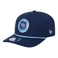 Tennessee Titans Navy 2024 NFL Sideline New Era 9SEVENTY Stretch-Snap Hat