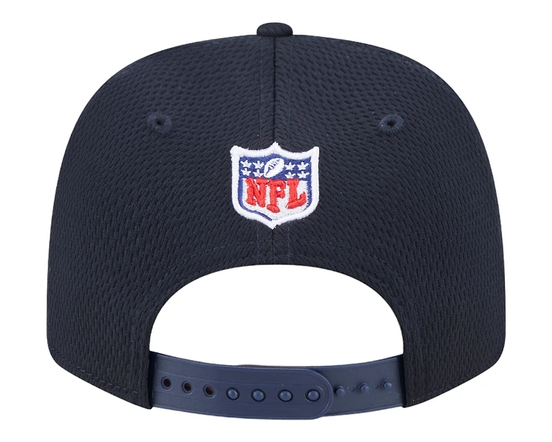 Houston Oilers Navy 2024 NFL Sideline New Era 9SEVENTY Stretch-Snap Hat