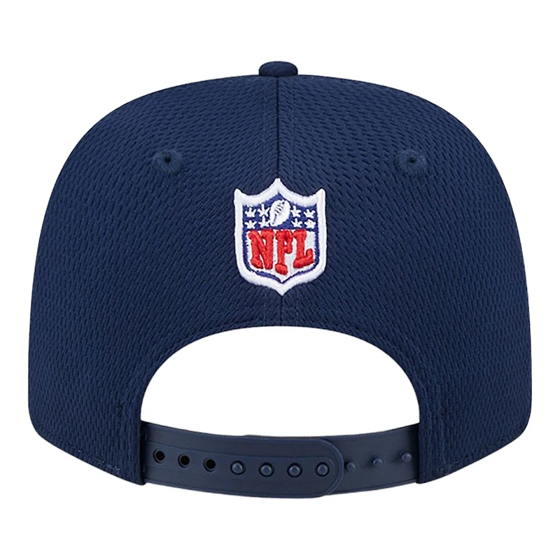 Seattle Seahawks Navy 2024 NFL Sideline New Era 9SEVENTY Stretch-Snap Hat
