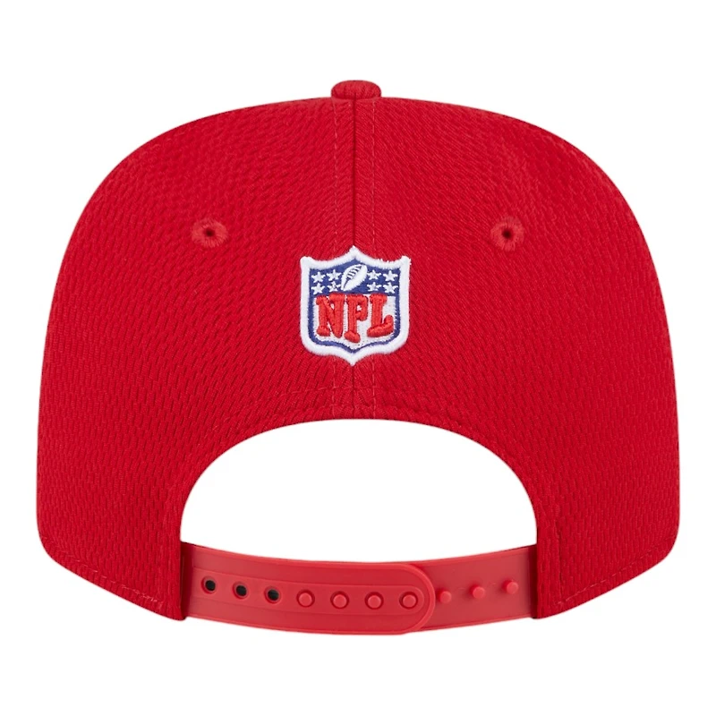 San Francisco 49ers Red 2024 NFL Sideline New Era 9SEVENTY Stretch-Snap Hat