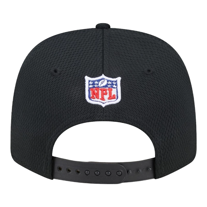San Francisco 49ers Black 2024 NFL Sideline New Era 9SEVENTY Stretch-Snap Hat