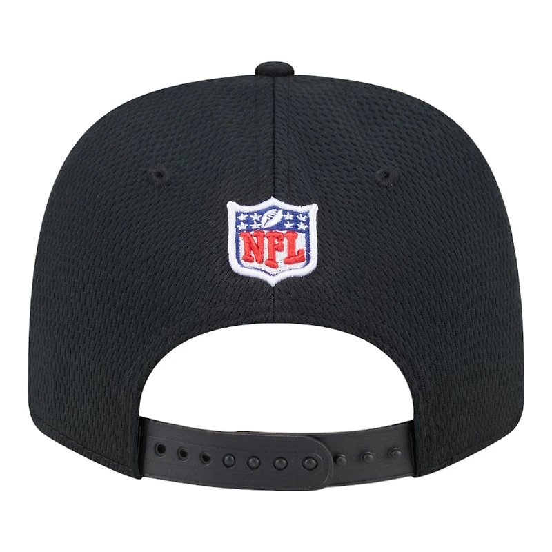 Pittsburgh Steelers Black 2024 NFL Sideline New Era 9SEVENTY Stretch-Snap Hat
