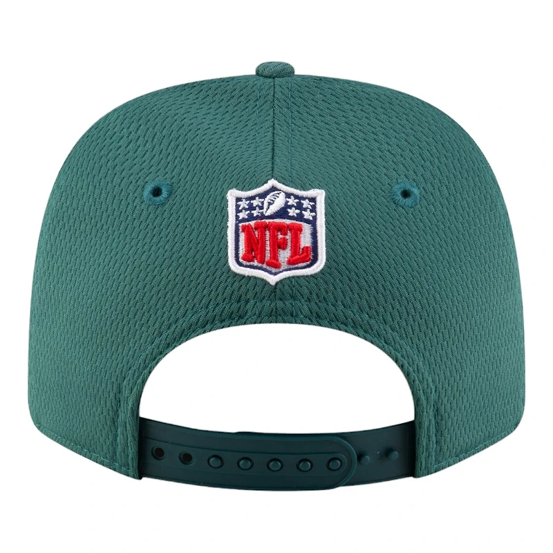 Philadelphia Eagles Midnight Green 2024 NFL Sideline New Era 9SEVENTY Stretch-Snap Hat
