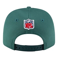 Philadelphia Eagles Midnight Green 2024 NFL Sideline New Era 9SEVENTY Stretch-Snap Hat