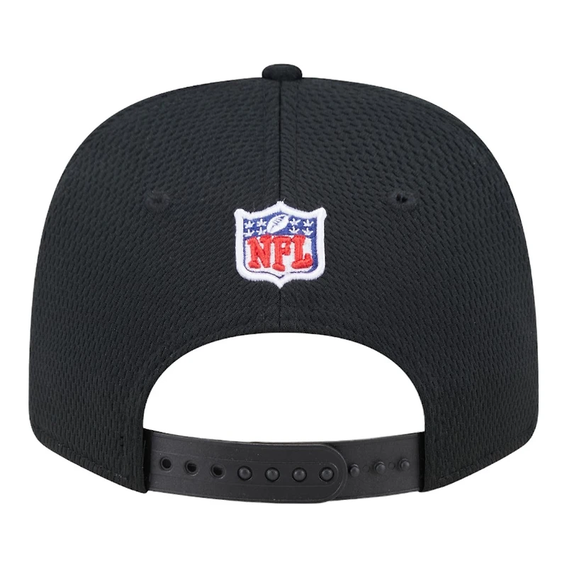 New Orleans Saints Black 2024 NFL Sideline New Era 9SEVENTY Stretch-Snap Hat
